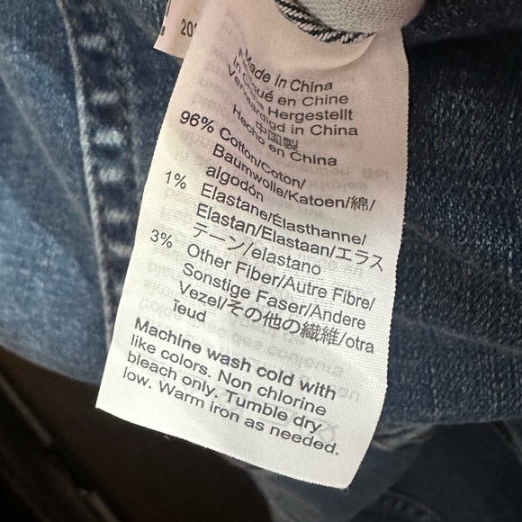 Madewell Denim Seamed Wide Leg Jumpsuit Size 0 NWT - Picture 4 of 5